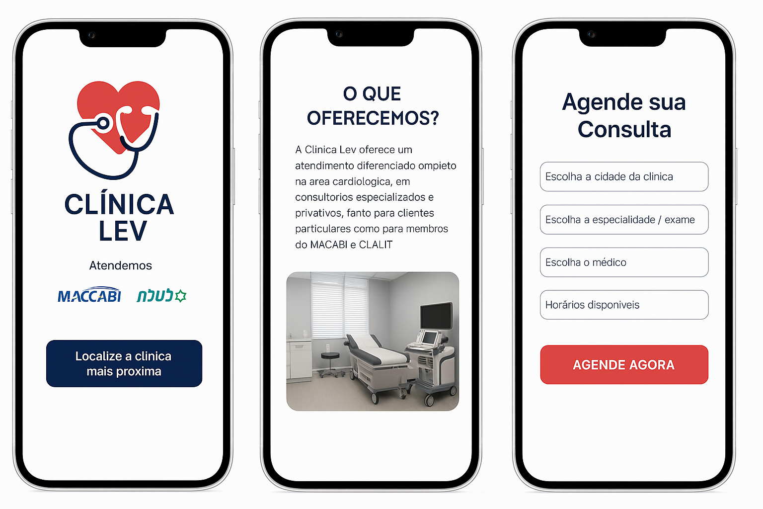 mockup clinica